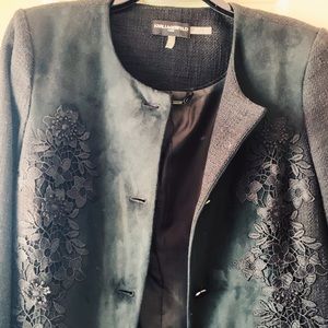 NWOT Karl Lagerfeld long blazer - 12